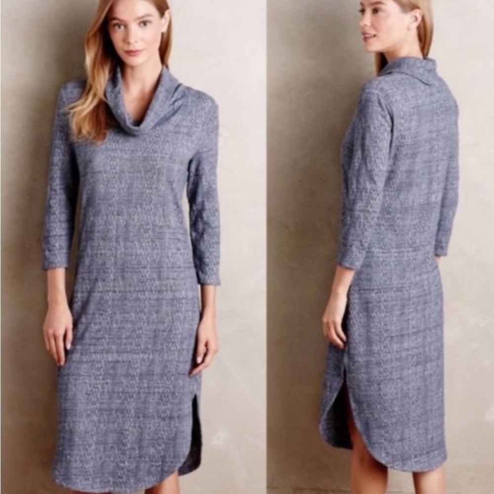 Anthropologie Saturday Sunday Cowled Midi Chemise Dress XS